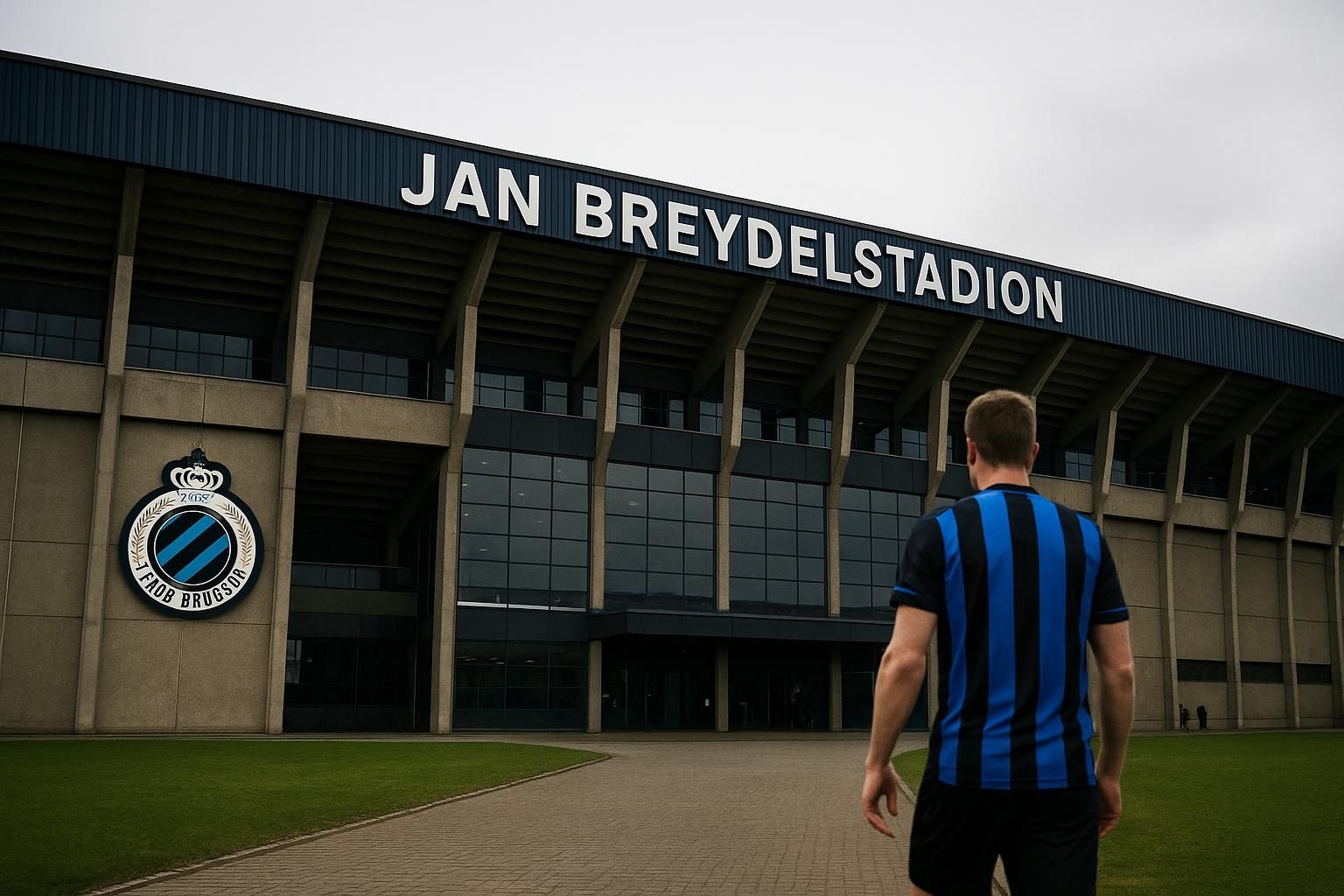 Sfeerbeeld rond het Jan Breydelstadion van Club Brugge
