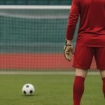 Matthieu Epolo, doelman van Standard Luik, tijdens een trainingsmoment