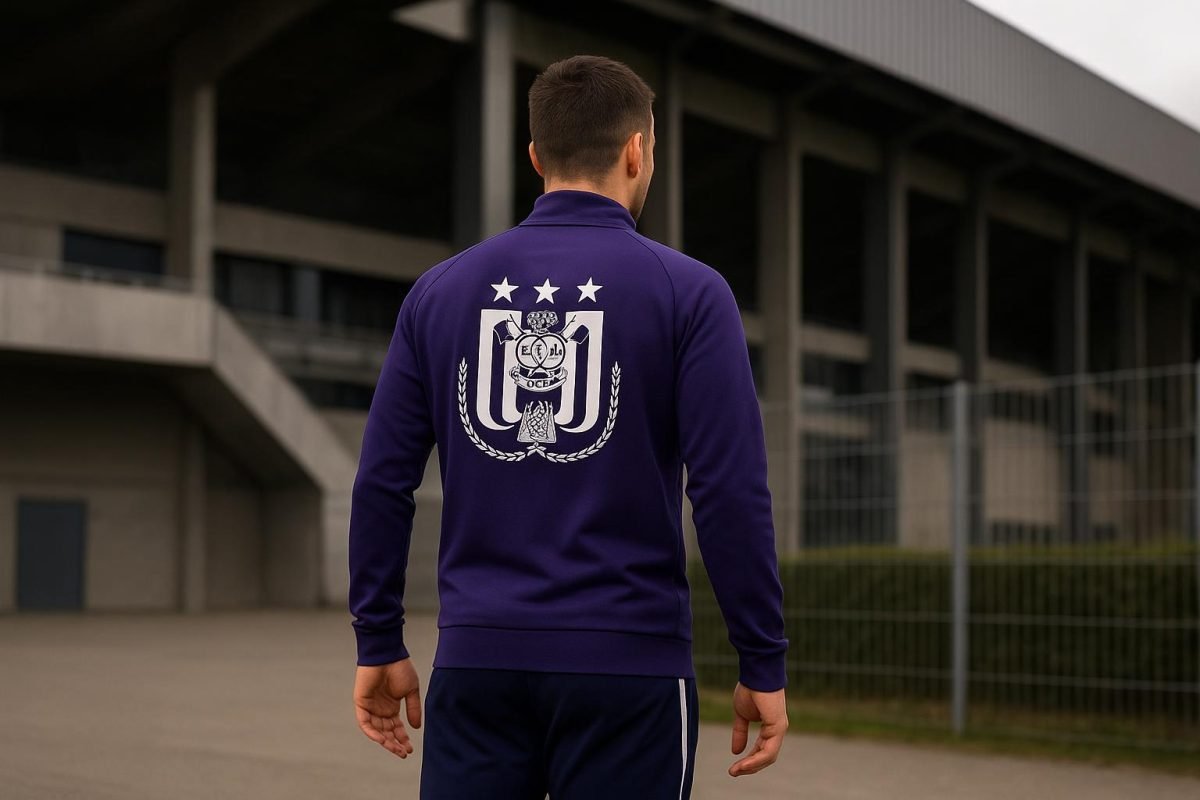 Thorgan Hazard van Anderlecht tijdens een moment rond zijn contracttoekomst