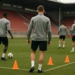 Thorgan Hazard in trainingscontext in aanloop naar een selectie bij de Rode Duivels