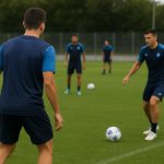 Kevin De Bruyne op het trainingscomplex van SSC Napoli