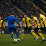 Sfeerbeeld uit de Limburgse derby tussen KRC Genk en Sint-Truiden