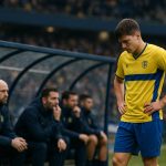 Sfeerbeeld van Union SG aan de zijlijn tijdens een match in de Jupiler Pro League