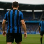Spelers van Club Brugge vieren na een wedstrijd in het stadion, als illustratie bij het transfernieuws rond Joel Ordoñez.