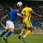 Actiebeeld uit de Limburgse derby tussen KRC Genk en Sint-Truiden