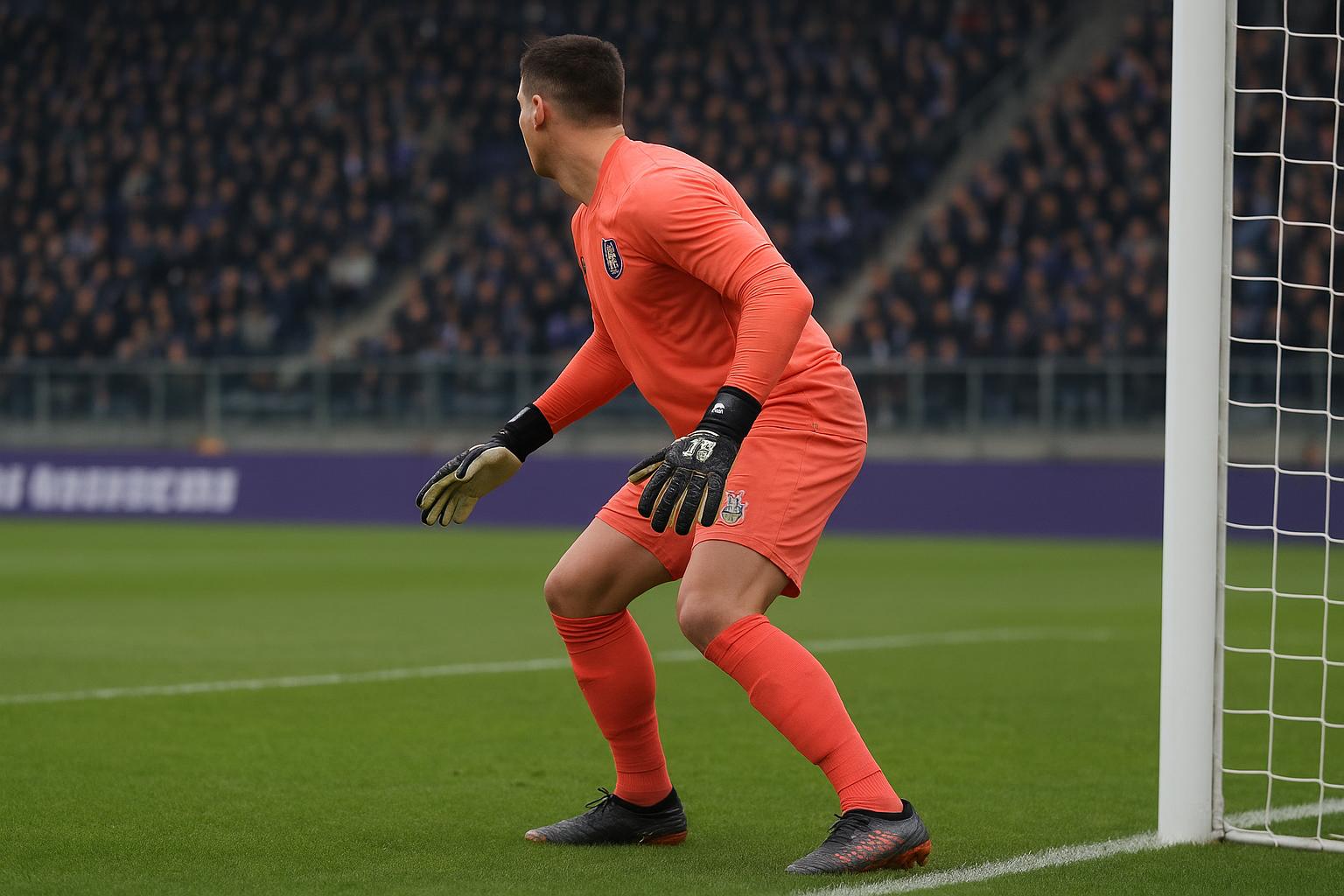 Colin Coosemans van RSC Anderlecht tijdens een wedstrijdmoment