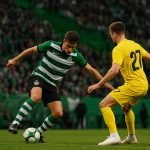 Spelmoment tijdens Sporting CP tegen FK Bodø/Glimt in het Estádio José Alvalade