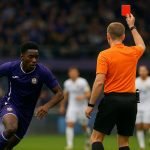 Sfeerbeeld rond RSC Anderlecht tijdens een wedstrijdmoment in het stadion