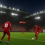 Sfeerbeeld van Anfield tijdens een Europese avond van Liverpool