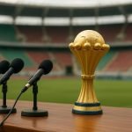 Sfeerbeeld in een stadion rond de Africa Cup na het omstreden verdict over de finale tussen Senegal en Marokko
