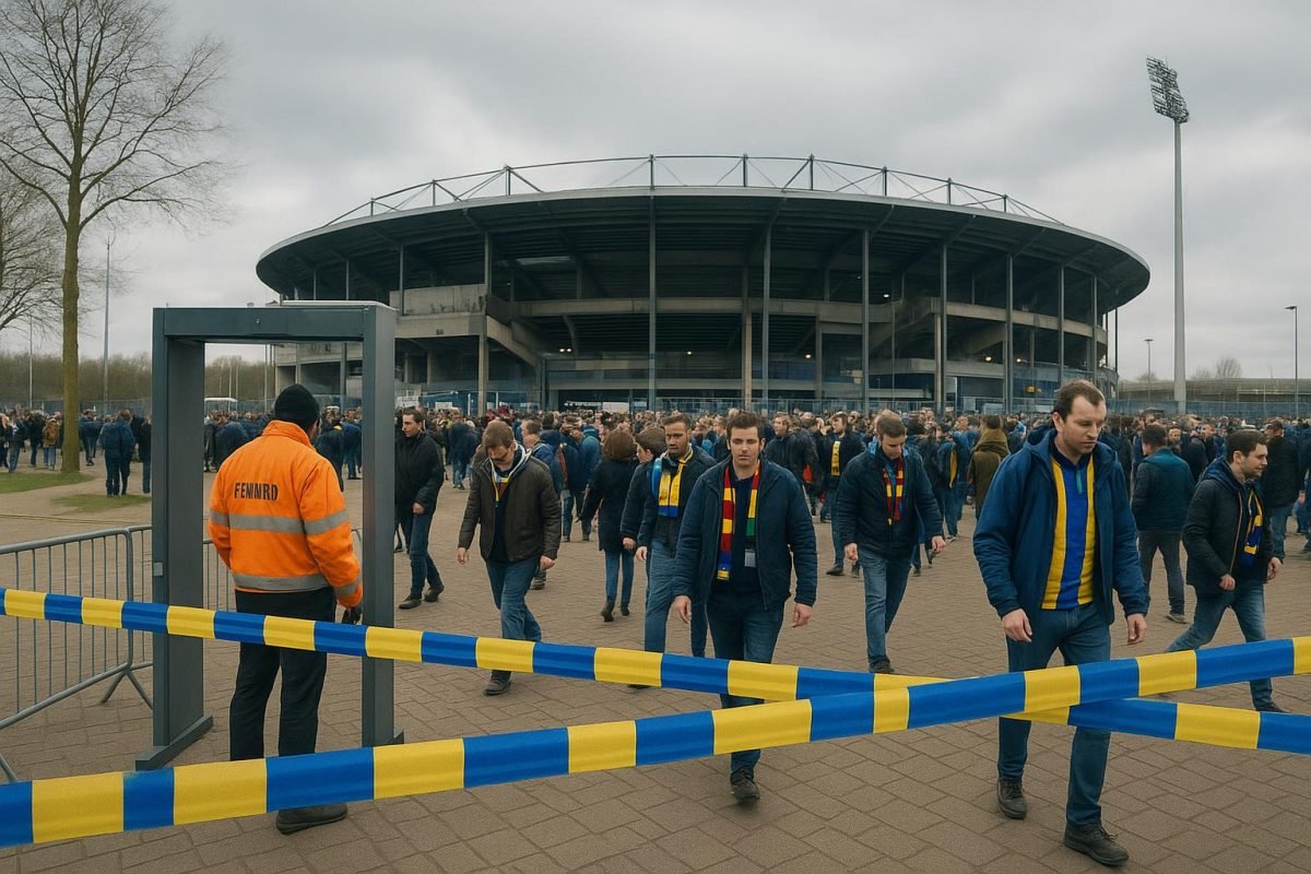 Extra veiligheidscontroles rond Camp Nou in Barcelona voor het duel met Newcastle