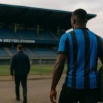 Wedstrijdsfeer in het Jan Breydelstadion bij Club Brugge tijdens een competitieduel