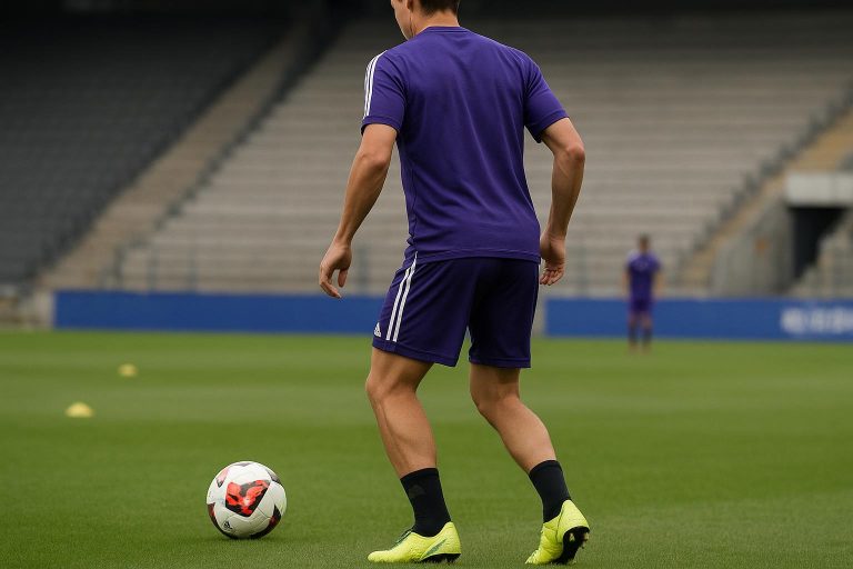 Thorgan Hazard van RSC Anderlecht tijdens een training.
