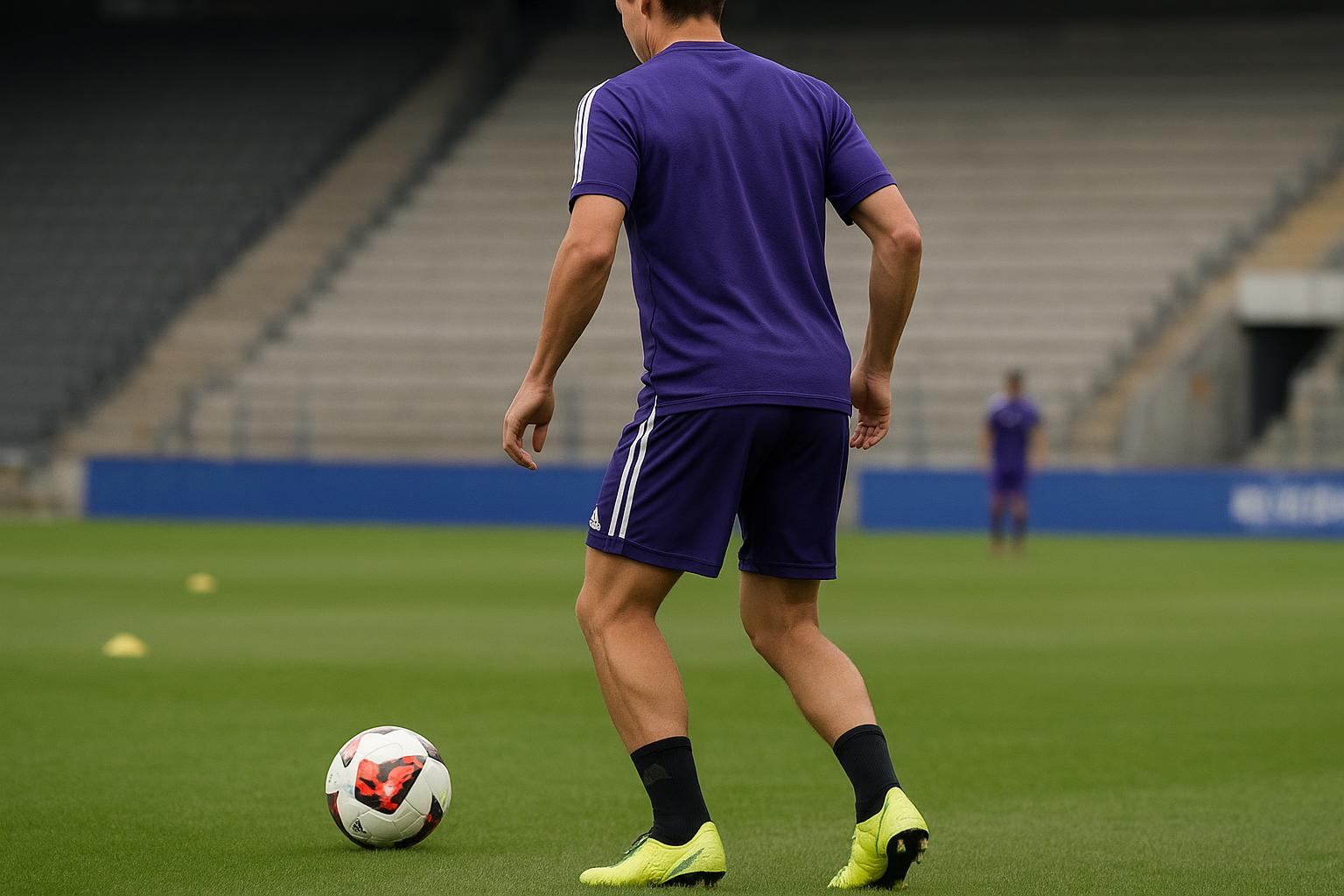Thorgan Hazard van RSC Anderlecht tijdens een training.