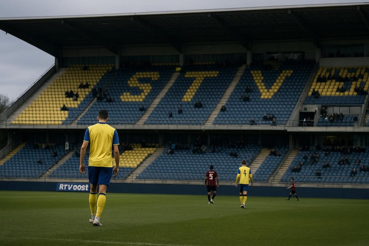 Sfeerbeeld in en rond het STVV-stadion Stayen