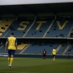 Sfeerbeeld in en rond het STVV-stadion Stayen