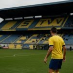 Sfeerbeeld aan het stadion van STVV op Stayen