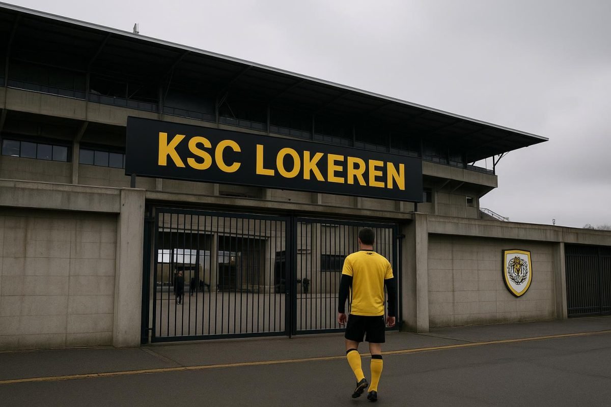 Sfeerbeeld rond het stadion van KSC Lokeren op Daknam