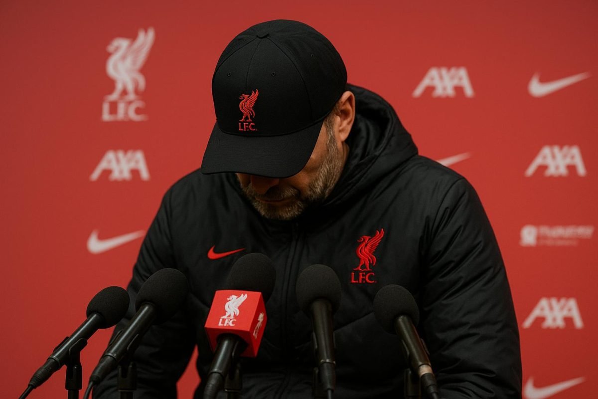 Arne Slot langs de zijlijn tijdens een Champions League-avond met Liverpool.