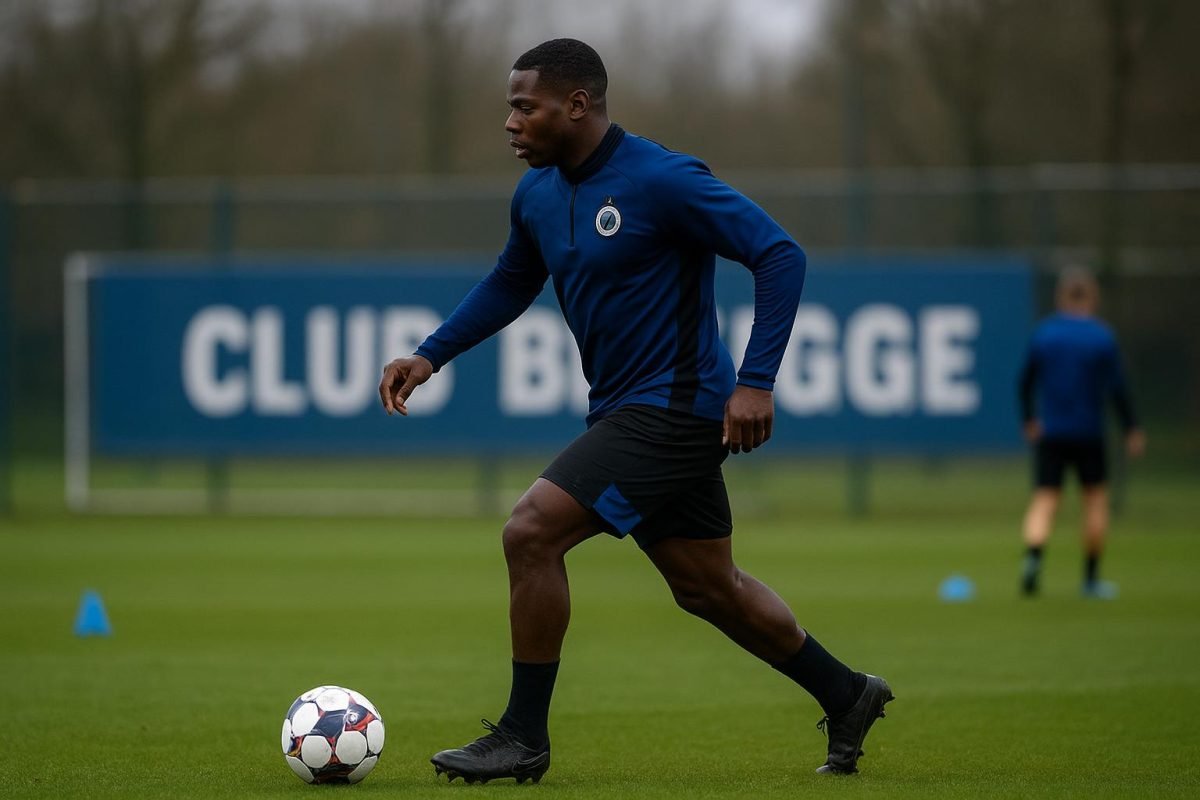 Club Brugge-speler Mamadou Diakhon in aanloop naar de interlandperiode