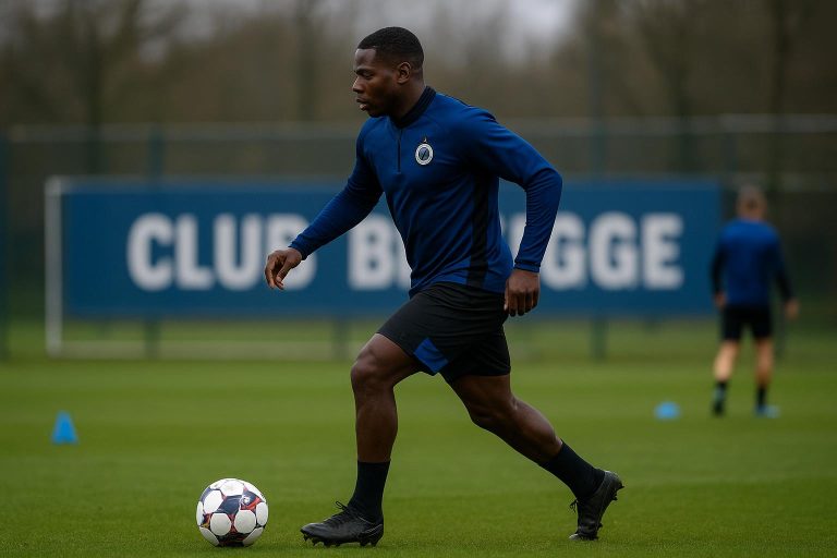 Club Brugge-speler Mamadou Diakhon in aanloop naar de interlandperiode