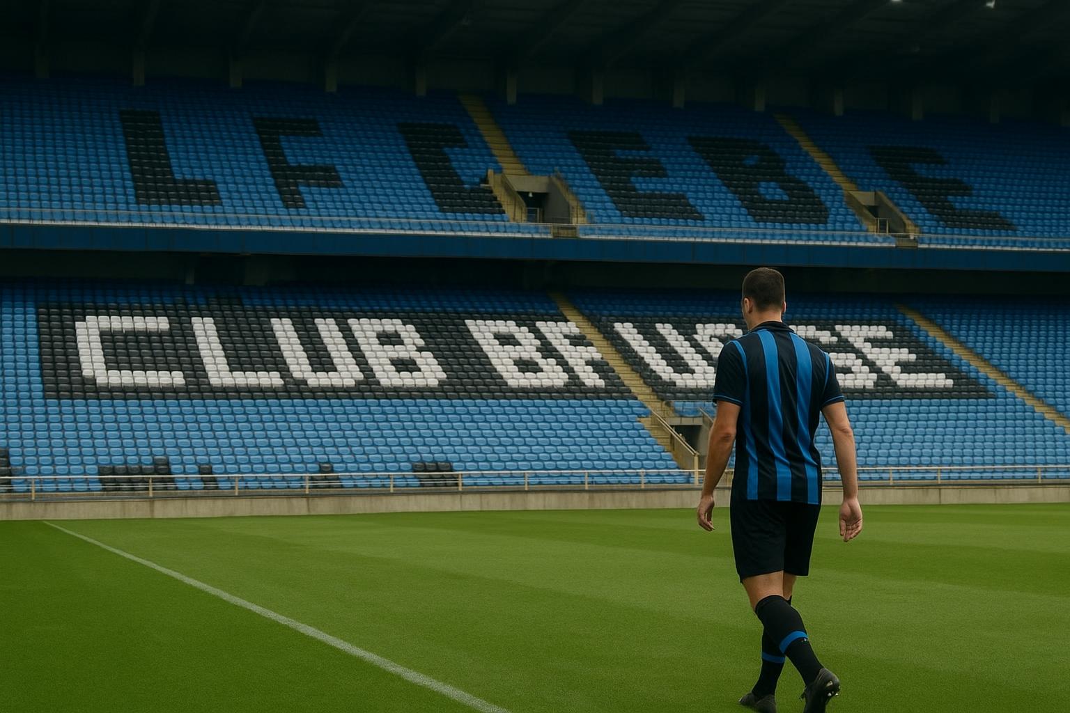 Sfeerbeeld in en rond het Jan Breydelstadion bij Club Brugge