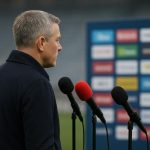 Hein Vanhaezebrouck tijdens een interviewmoment