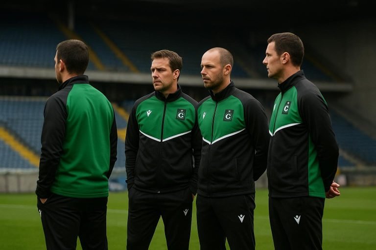 Sfeerbeeld rond Cercle Brugge aan het Jan Breydelstadion tijdens een trainingsmoment