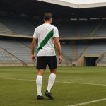 Jan Boskamp in een stadionomgeving tijdens een publieke verschijning