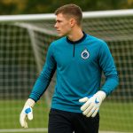 Argus Vanden Driessche traint als doelman in Club Brugge-context