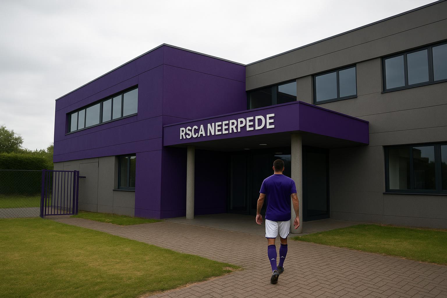 Beeld van het jeugdcomplex van RSC Anderlecht in Neerpede