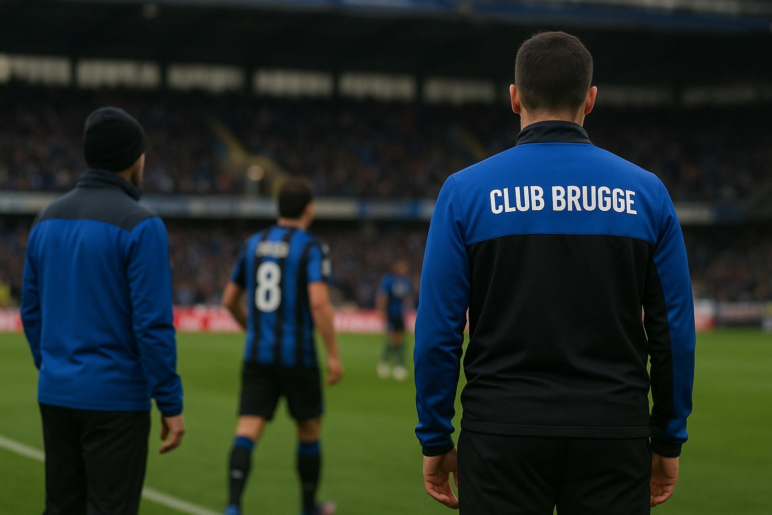 Spelers van Club Brugge op training in aanloop naar de zomermercato