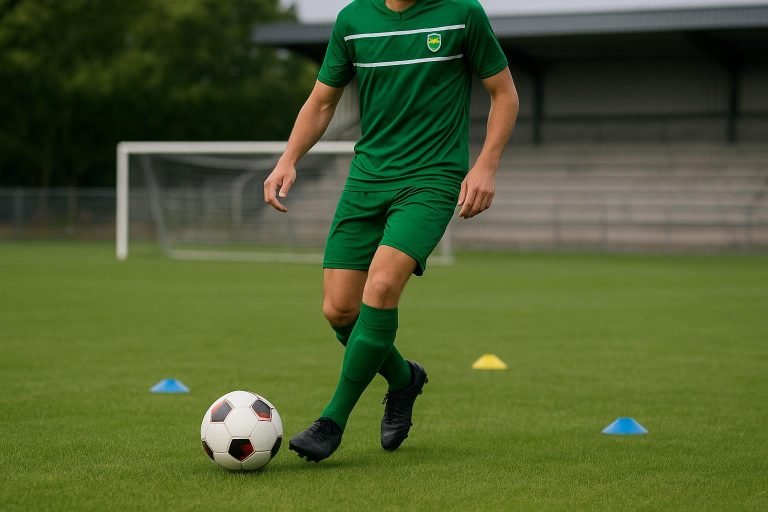 Majeed Ashimeru tijdens een trainingsmoment bij La Louvière