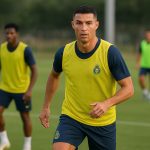 Training bij Al Nassr met jeugdspeler die mogelijk aansluit bij de A-kern