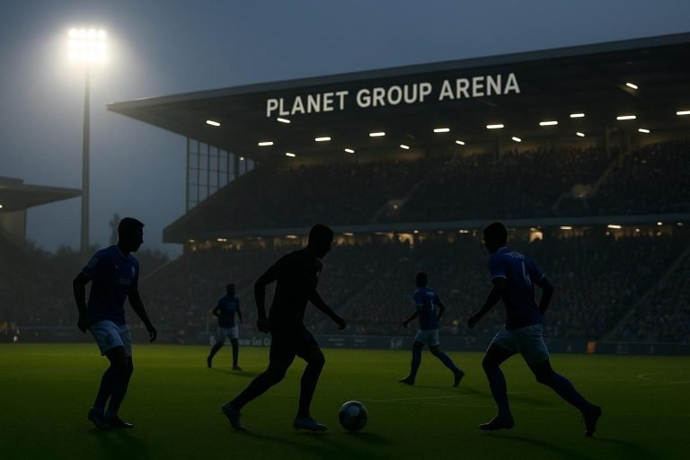 Sfeerbeeld in het stadion van AA Gent in aanloop naar de derby tegen Club Brugge