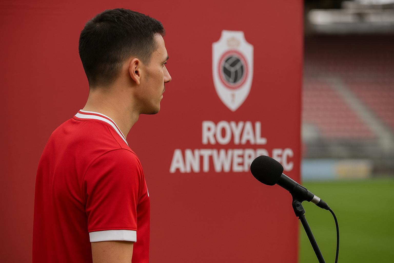 Frank Raes tijdens een analyse rond de Europe Play-Off en Antwerp