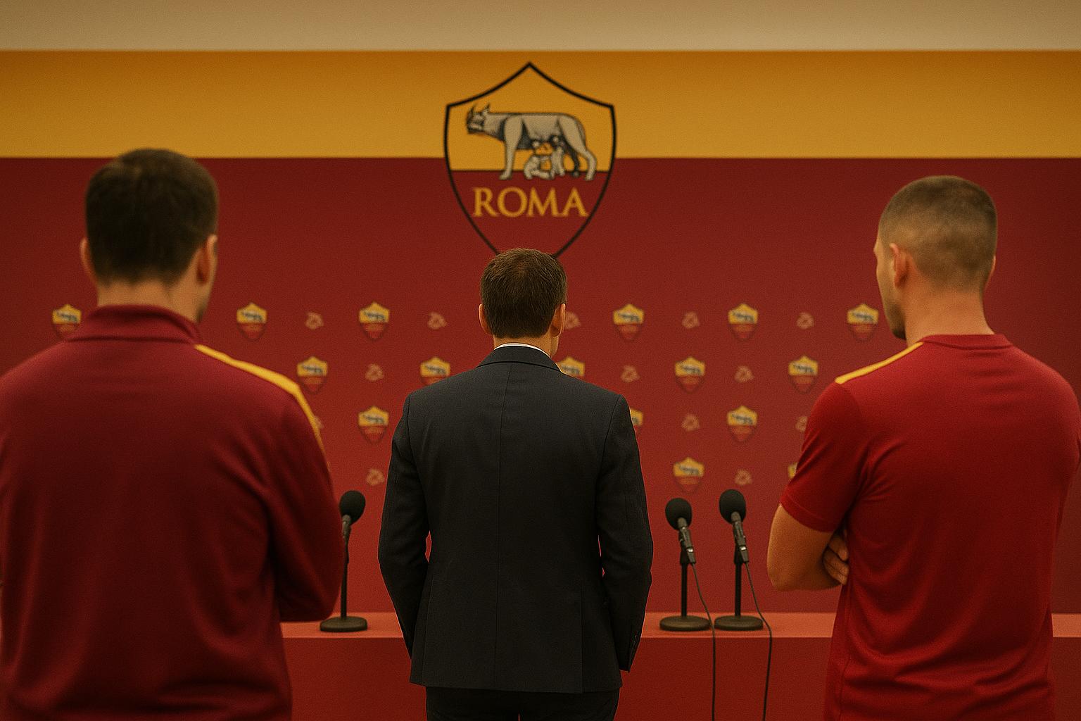 Omgeving rond het trainingscomplex van AS Roma in Rome