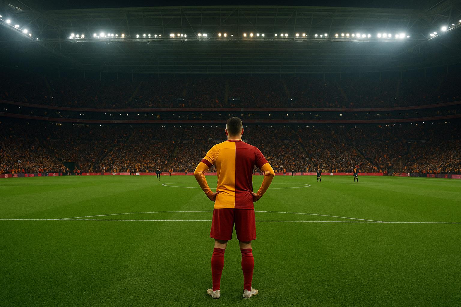 Sfeerbeeld in een Turks stadion in aanloop naar Galatasaray tegen Fenerbahçe