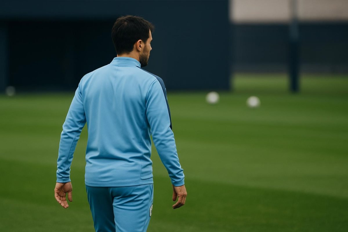 Bernardo Silva in trainingscontext bij Manchester City.
