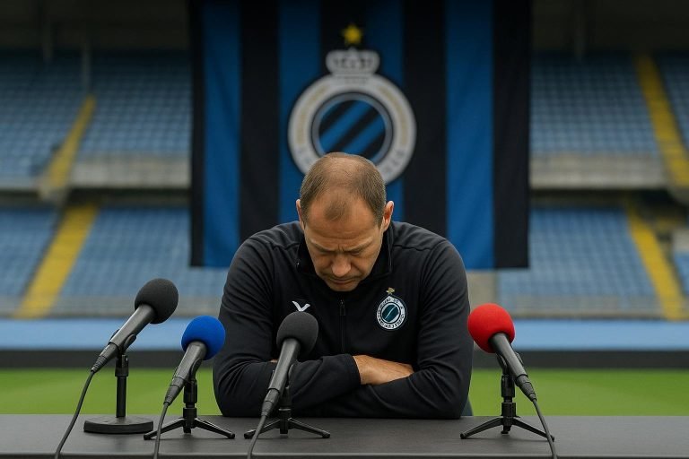Ivan Leko langs de zijlijn bij Club Brugge tijdens een wedstrijd