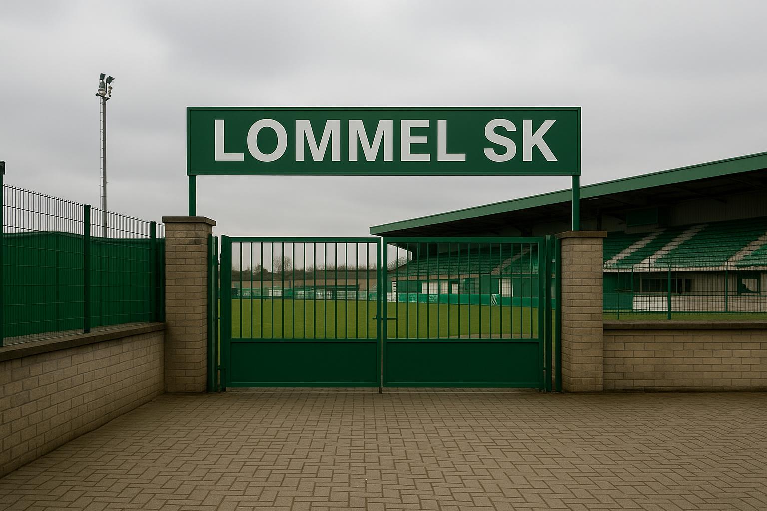 Omgeving rond het stadion en trainingscomplex van Lommel SK