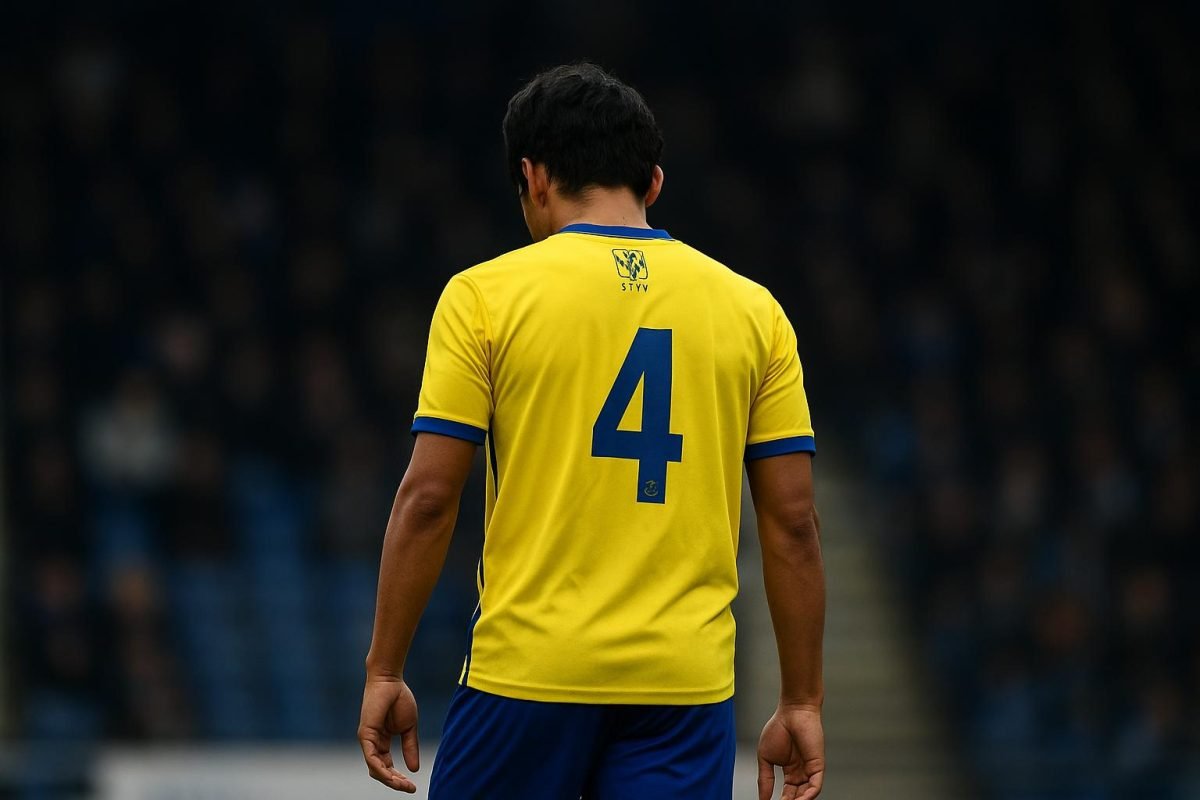 Keisuke Goto in actie in het shirt van STVV tijdens een wedstrijd