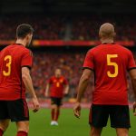 Sfeerbeeld in een stadion tijdens een interland van de Rode Duivels