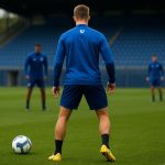 Matte Smets van KRC Genk tijdens een trainingsmoment op het oefenveld