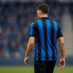 Aleksandar Stankovic in actie in het shirt van Club Brugge in het Jan Breydelstadion