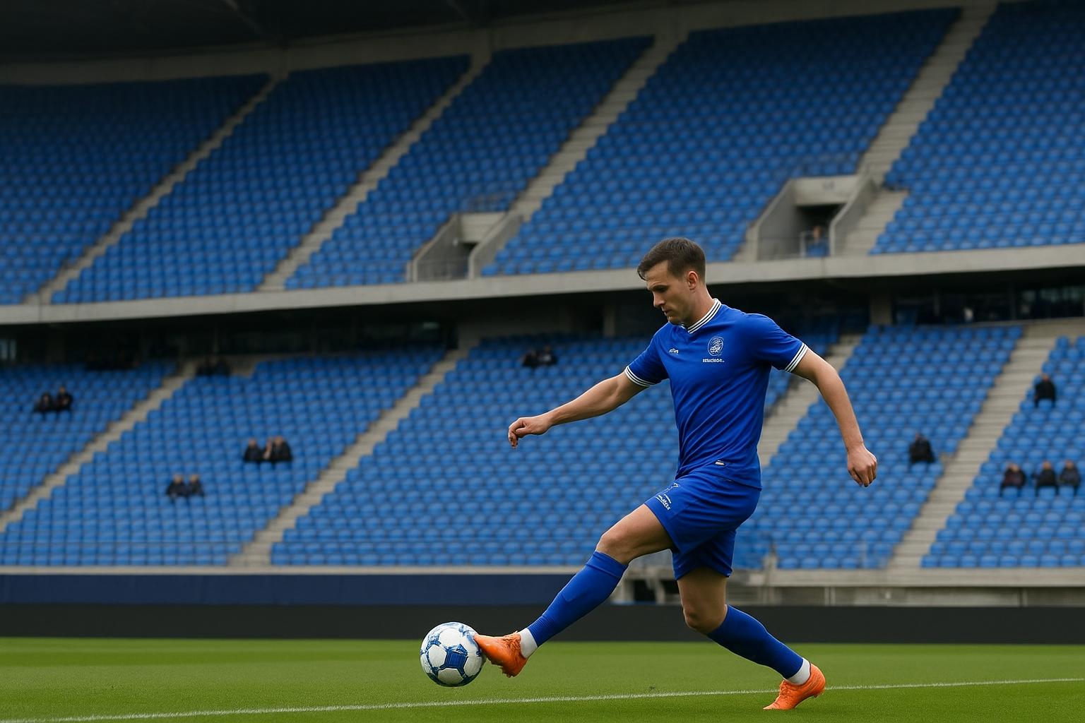 Lege zitjes op de tribunes in de Planet Group Arena tijdens KAA Gent tegen Club Brugge