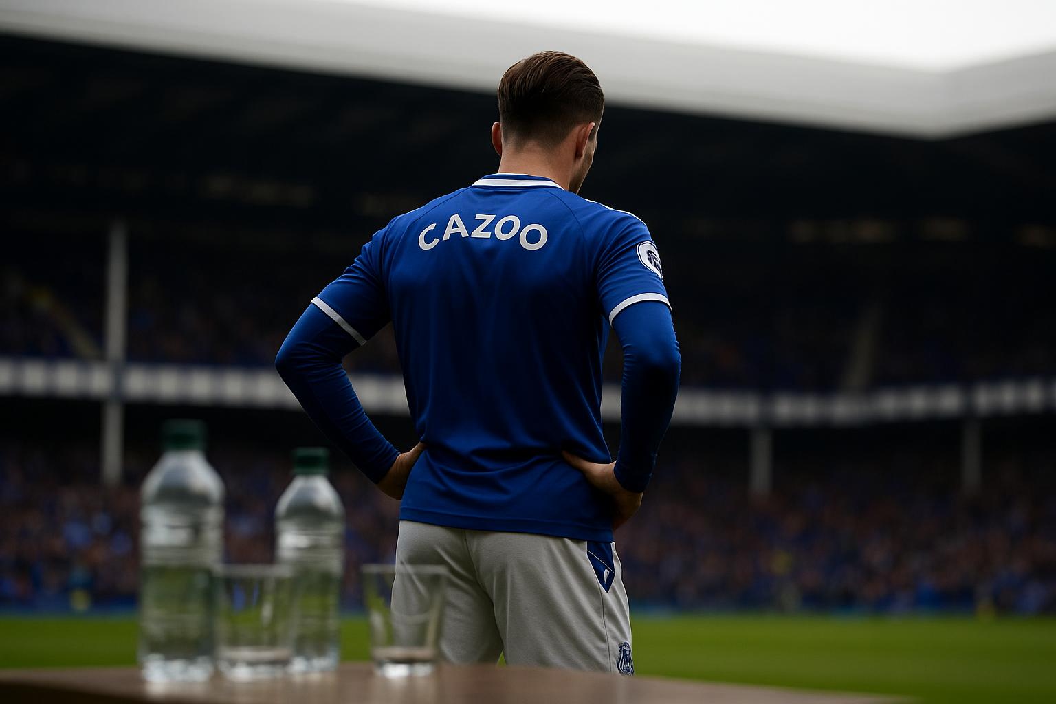Neutrale sfeerfoto rond Jack Grealish en Everton-context zonder herkenbare gezichten