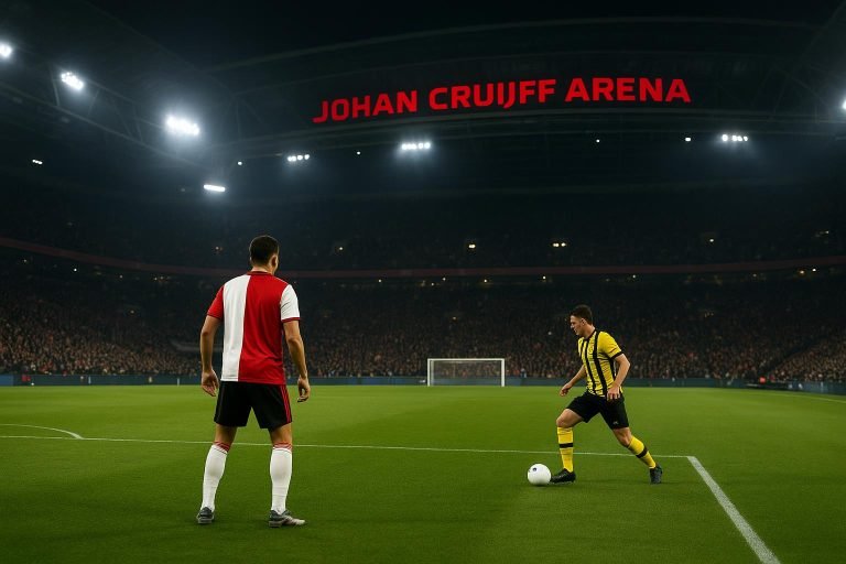 Sfeerbeeld rond de Johan Cruijff ArenA in aanloop naar Ajax tegen PSV