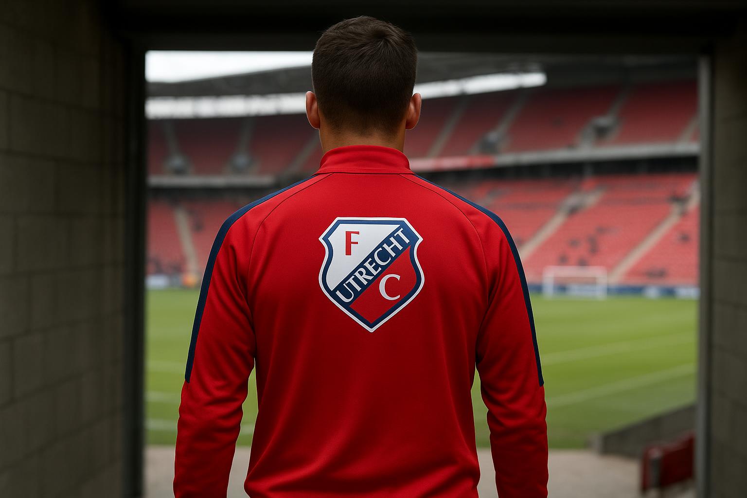 Alonzo Engwanda van FC Utrecht in wedstrijdcontext
