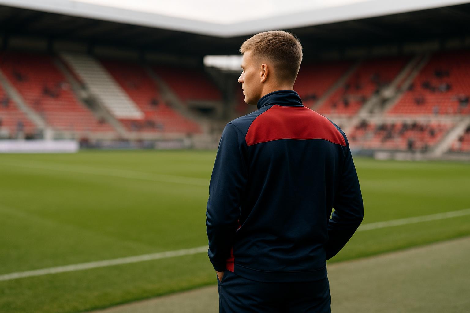 Arthur Vermeeren in actie tijdens een wedstrijd van Marseille
